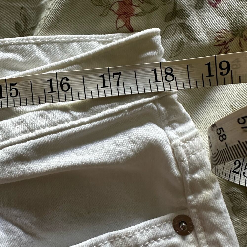 Michael Kors White Straight Leg Denim Jeans - Picture 8 of 8